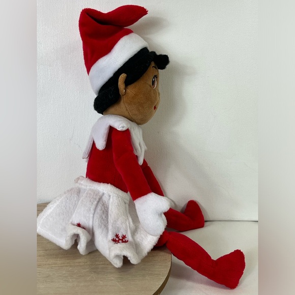 Elf on The Shelf Plush Pal Dark Skin Girl 14" Lumistella 2010 Christmas Doll - Picture 3 of 14